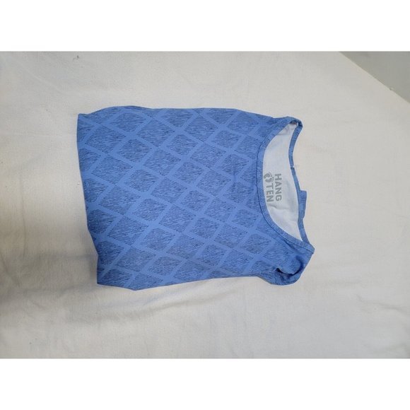 Hang Ten Women Long Sleeve Blue Geometric Large Rash‎ Guard Protection Shirt - Picture 8 of 8